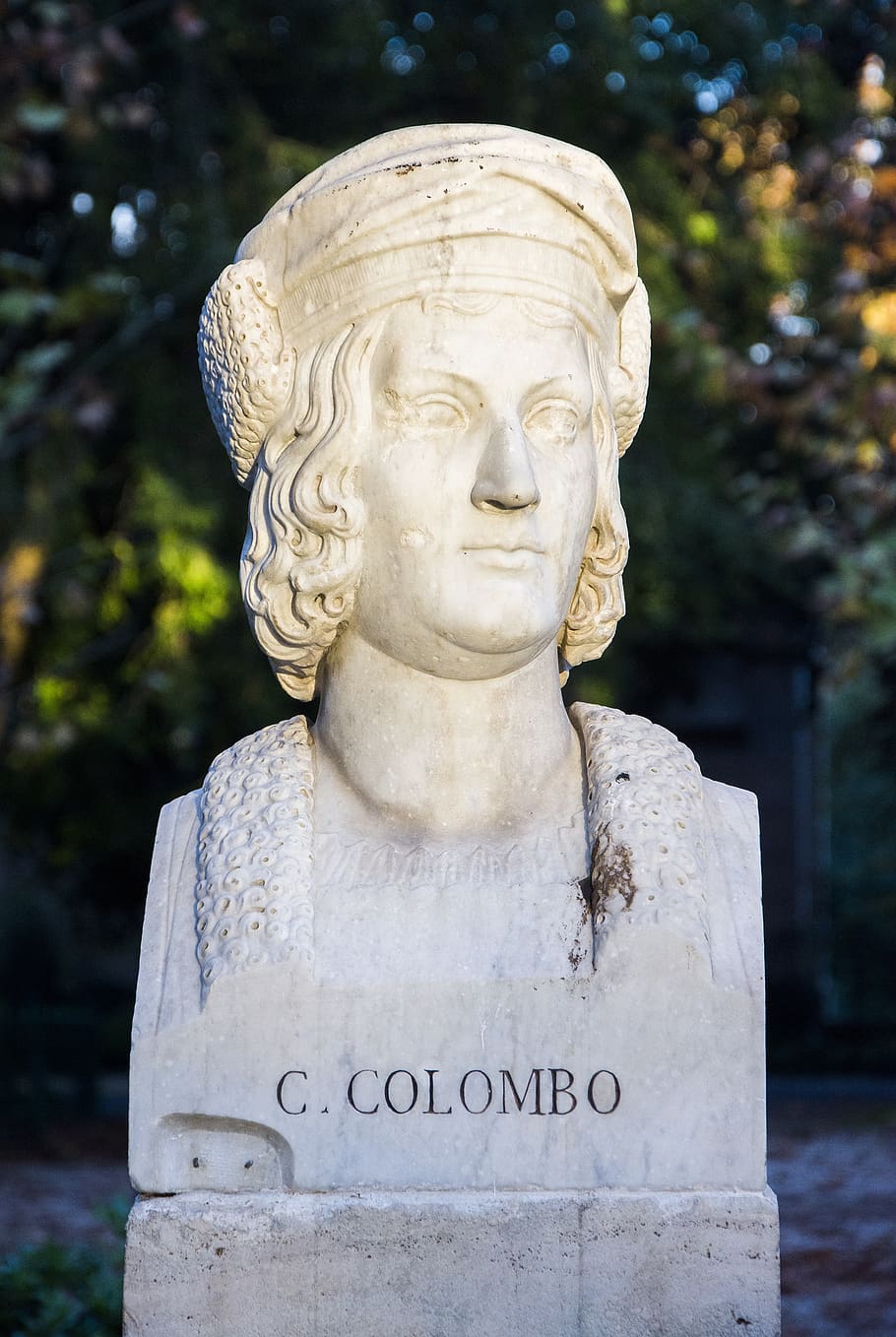 Cristoforo Colombo busto Pincio Roma