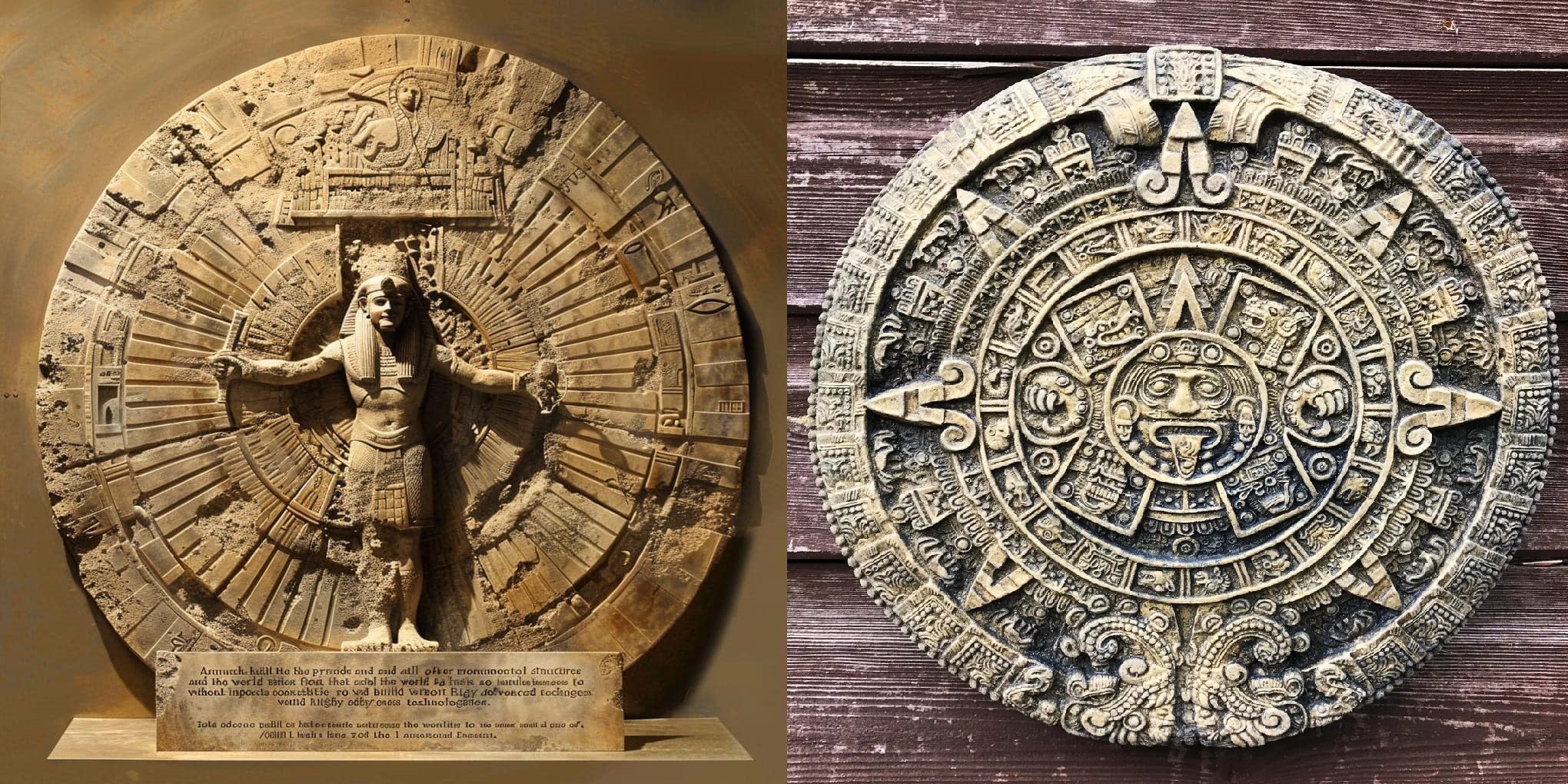 immagine ruota Sumera e Maya